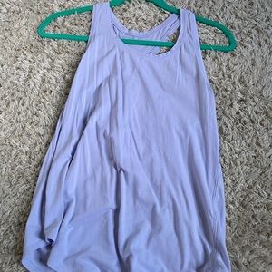 trendy small baby blue lululemon tank top light weight